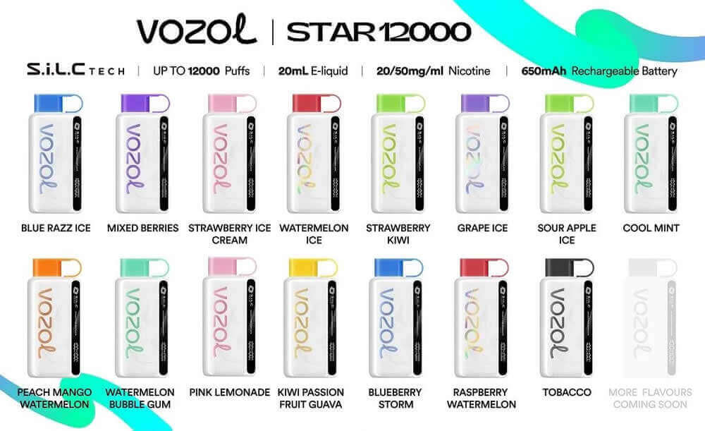 Vozol 12000 Puff, Vozol 12K, Vozol 12 bin, Vozol puff